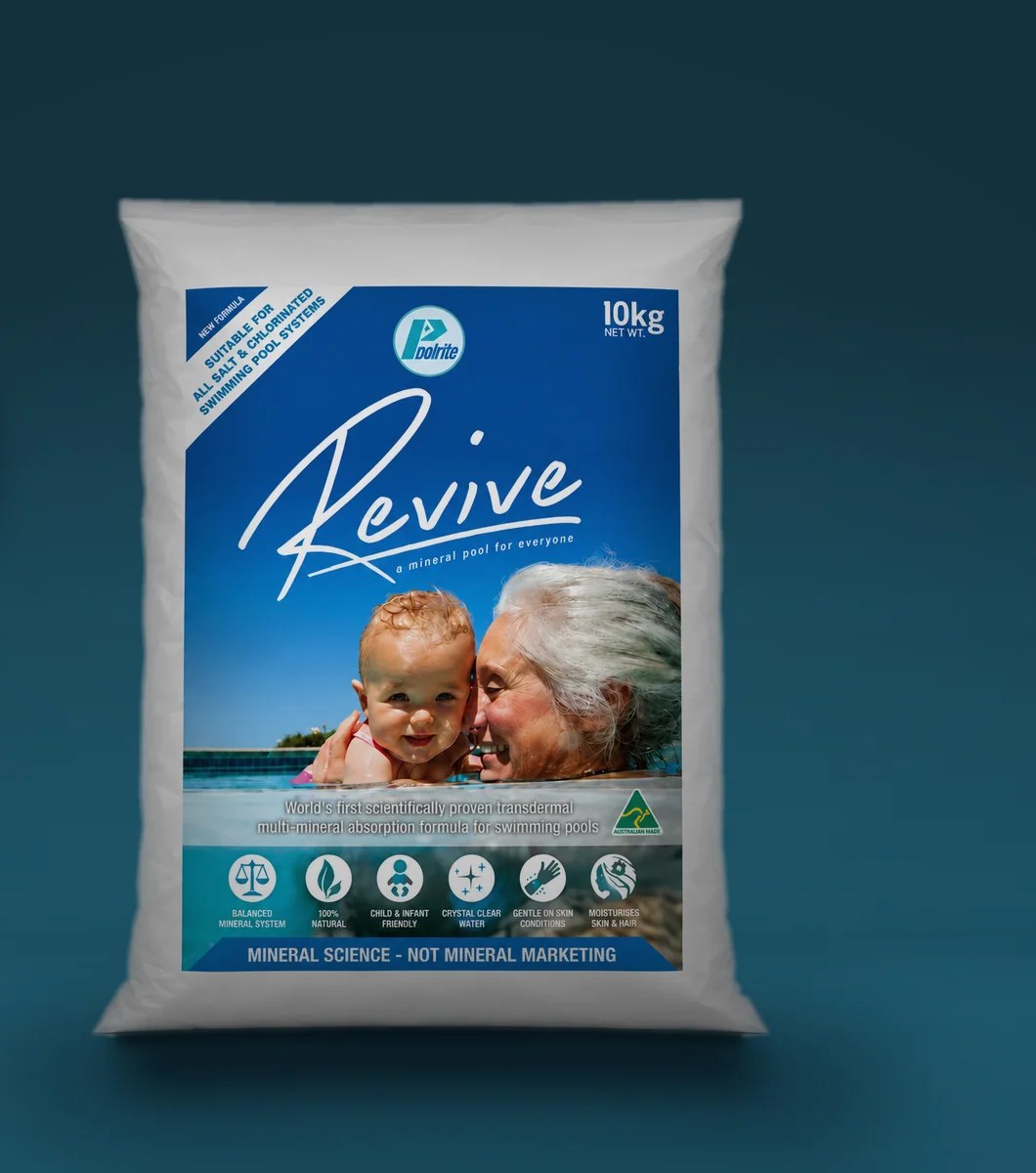 Poolrite Revive pool minerals 10 kg bag
